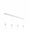 Luminaires Eglo Lampe suspendue Eglo PANCENTO LED Chrome, 4 lumières* Éclairage Led