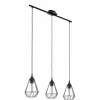 Luminaires Eglo Lampe suspendue Eglo TARBES Noir, 3 lumières* Suspensions