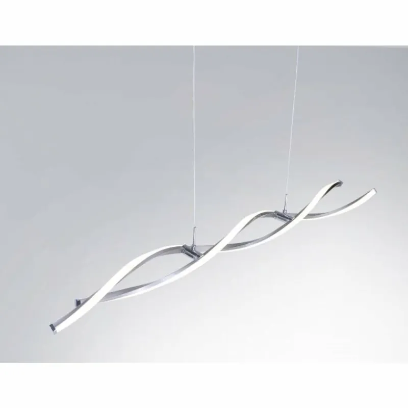 Luminaires Paul Neuhaus Lampe suspendue Paul Neuhaus POLINA LED Acier inoxydable, 2 lumières* Éclairage Led