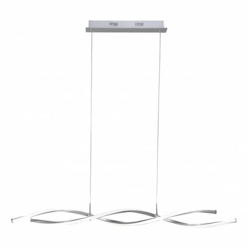 Luminaires Paul Neuhaus Lampe suspendue Paul Neuhaus POLINA LED Acier inoxydable, 2 lumières* Éclairage Led