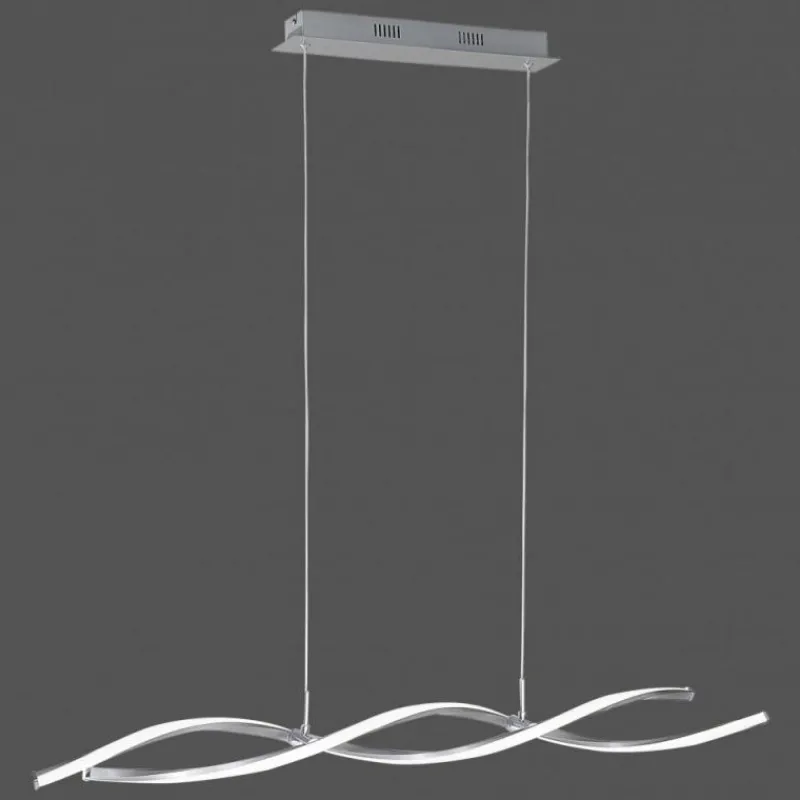 Luminaires Paul Neuhaus Lampe suspendue Paul Neuhaus POLINA LED Acier inoxydable, 2 lumières* Éclairage Led