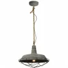Luminaires Brilliant Lampe suspension Brilliant ROPE Gris, 1 lumière* Suspensions