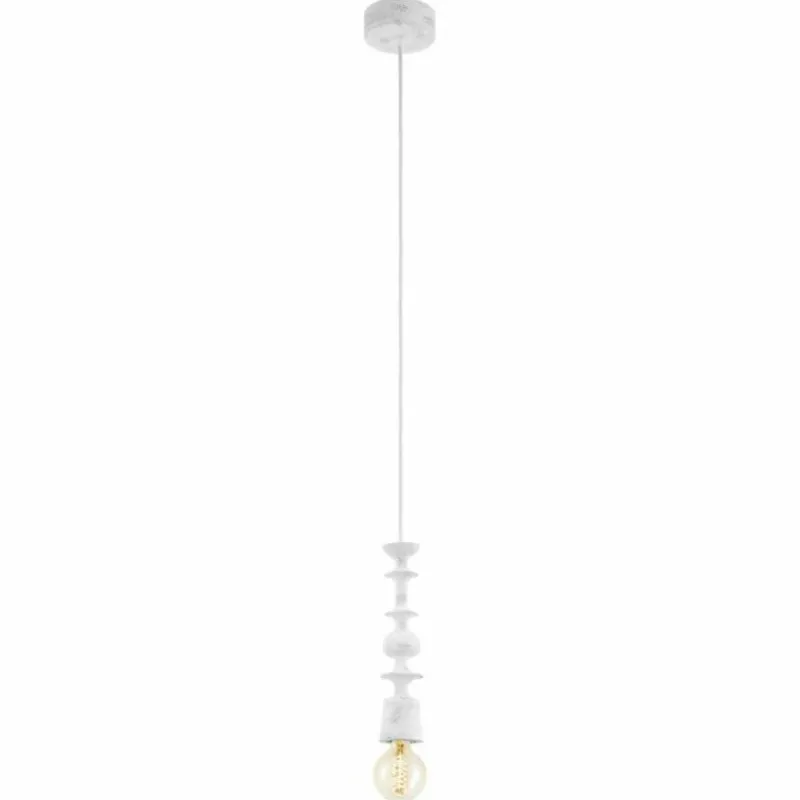 Lampes Vintages & Rétros-Luminaires Eglo Lampe suspension Eglo AVOLTRI Blanc, 1 lumière