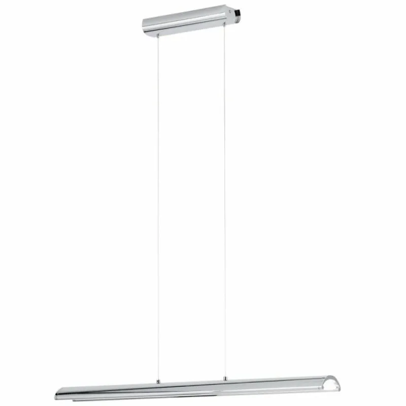 Luminaires Eglo Lampe suspension Eglo CARLAZZO LED Chrome, 1 lumière* Éclairage Led