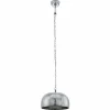 Luminaires Scandinaves-Luminaires Eglo Lampe suspension Eglo DUMPHRY Chrome, 1 lumière
