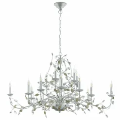 Luminaires Antiques-Luminaires Eglo Lampe suspension Eglo FLITWICK 1 Argenté, 15 lumières