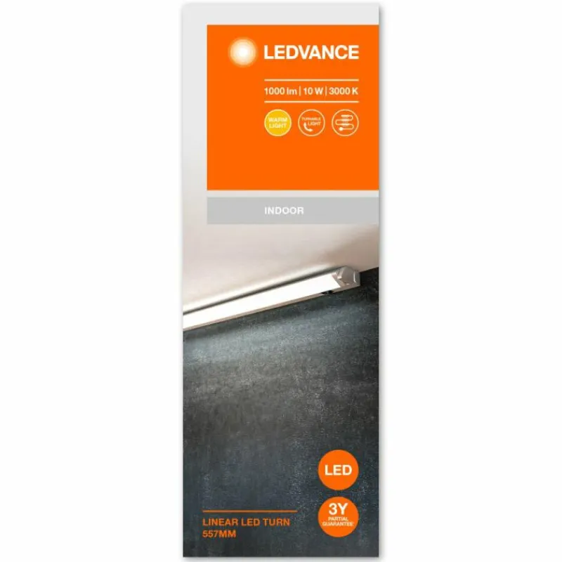 Luminaires Ledvance lampes pour bandeaux LEDVANCE LINEAR Argenté, 1 lumière* Éclairage Led