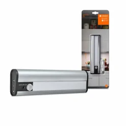 Luminaires Ledvance lampes pour bandeaux LEDVANCE LINEAR Argenté, 1 lumière, Détecteur de mouvement* Éclairage Led