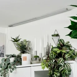 hofstein lampes pour bandeaux set x 2 Raivo LED Noir, Argenté, 2 lumières, Télécommandes, Changeur de couleurs