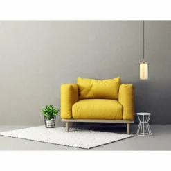 Suspension Verre Fumé-Luminaires Globo Lighting Lampigna Suspension LED Laiton, Noir, 1 lumière