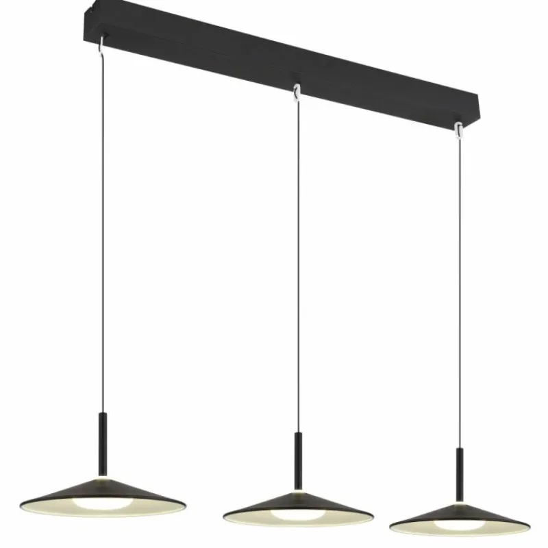 Luminaires Globo Lighting Lampone Suspension LED Noir, 1 lumière* Éclairage Led