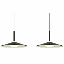 Luminaires Globo Lighting Lampone Suspension LED Noir, 1 lumière* Éclairage Led