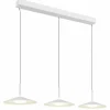 Luminaires Globo Lighting Lampone Suspension LED Blanc, 1 lumière* Suspensions