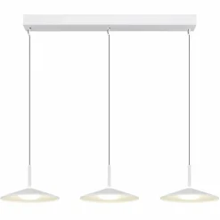 Luminaires Globo Lighting Lampone Suspension LED Blanc, 1 lumière* Suspensions