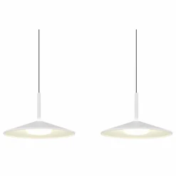 Luminaires Globo Lighting Lampone Suspension LED Blanc, 1 lumière* Suspensions