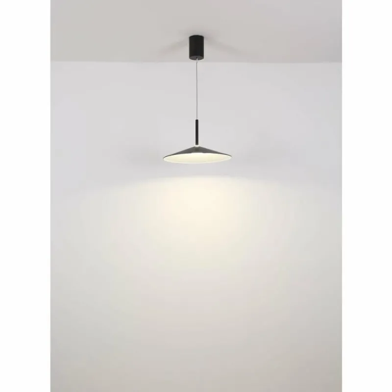 Luminaires Globo Lighting Lampone Suspension LED Noir, 1 lumière* Suspensions