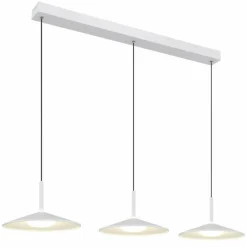 Luminaires Globo Lighting Lampone Suspension LED Blanc, 1 lumière* Éclairage Led
