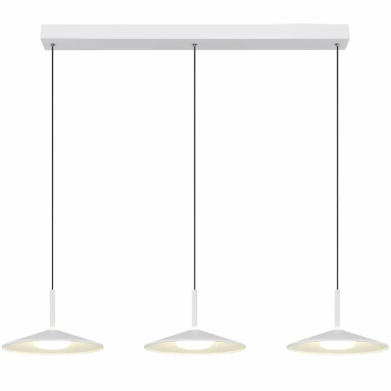 Luminaires Globo Lighting Lampone Suspension LED Blanc, 1 lumière* Éclairage Led
