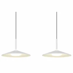Luminaires Globo Lighting Lampone Suspension LED Blanc, 1 lumière* Éclairage Led