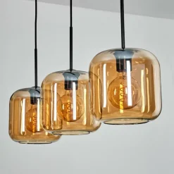 hofstein Lauden Suspension Ambre, 3 lumières