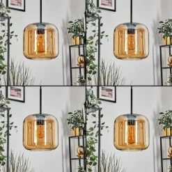 hofstein Lauden Suspension Ambre, 5 lumières