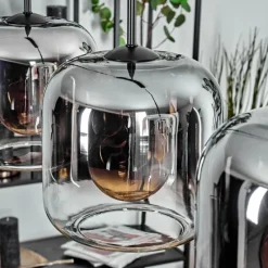 hofstein Lauden Suspension Chrome, Clair, 3 lumières