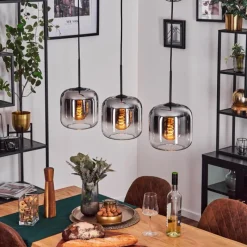 hofstein Lauden Suspension Chrome, Clair, 3 lumières