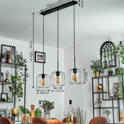 hofstein Lauden Suspension Clair, 3 lumières