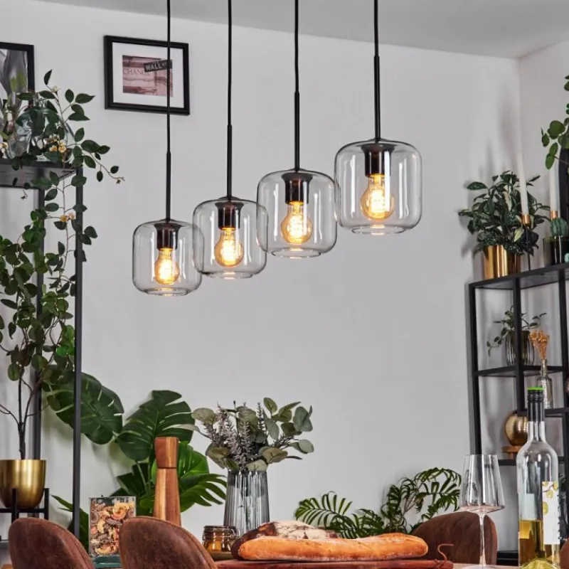 hofstein Lauden Suspension Clair, 4 lumières