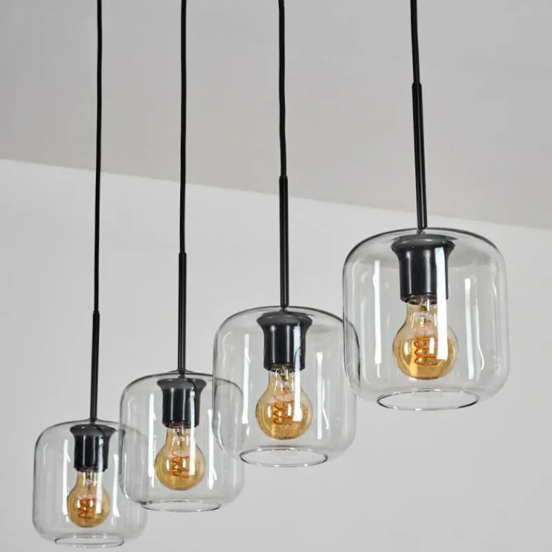 hofstein Lauden Suspension Clair, 4 lumières