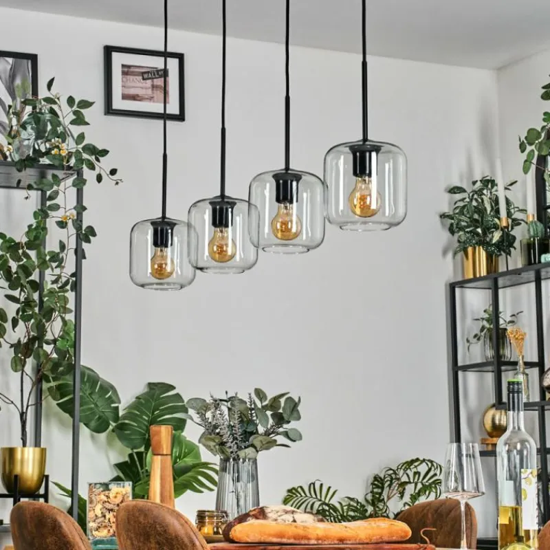 hofstein Lauden Suspension Clair, 4 lumières