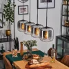 hofstein Lauden Suspension Clair, Fumé, 4 lumières