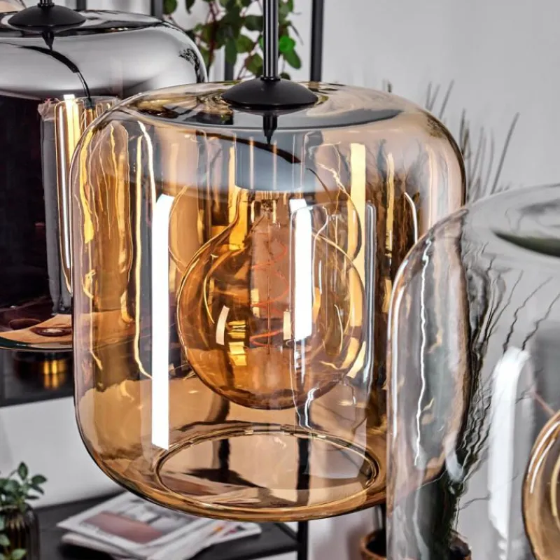 hofstein Lauden Suspension Noir, 4 lumières