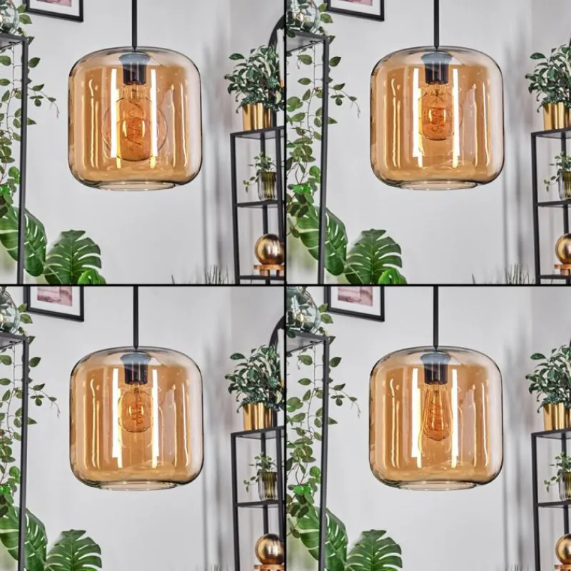 hofstein Lauden Suspension Noir, 4 lumières