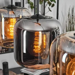 hofstein Lauden Suspension Noir, 4 lumières