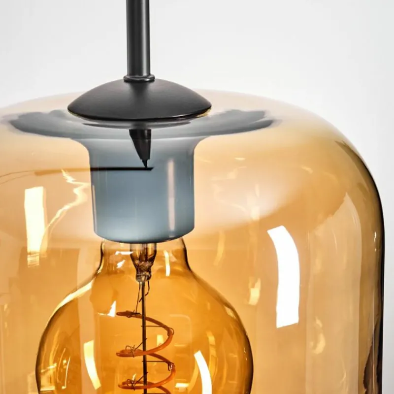 hofstein Lauden Suspension Noir, 5 lumières