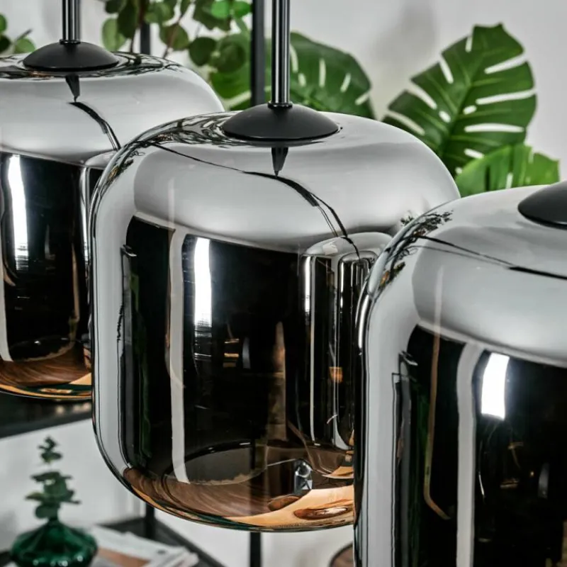 hofstein Lauden Suspension Noir, 5 lumières