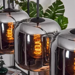 hofstein Lauden Suspension Noir, 5 lumières