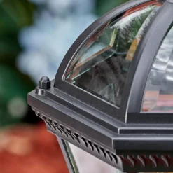 Luminaires Rustiques-hofstein Lavajo Luminaire extérieur, Eclairage de chemin Noir, 1 lumière