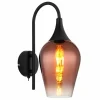 Luminaires Globo Lighting Lavus Applique murale Noir, 1 lumière