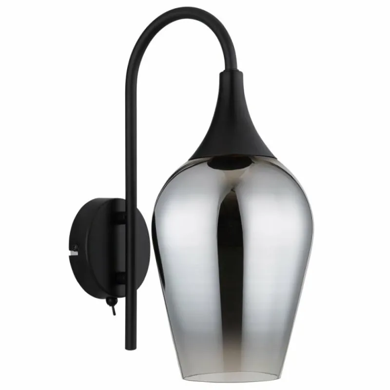 Luminaires Globo Lighting Lavus Applique murale Noir, 1 lumière