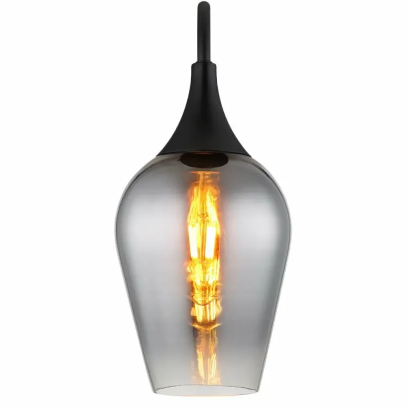 Luminaires Globo Lighting Lavus Applique murale Noir, 1 lumière