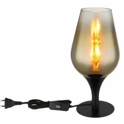 Luminaires Globo Lighting Lavus Lampe à poser Noir, 1 lumière