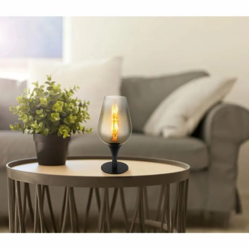 Luminaires Globo Lighting Lavus Lampe à poser Noir, 1 lumière