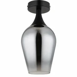 Luminaires Globo Lighting Lavus Plafonnier Noir, 1 lumière