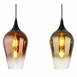 Luminaires Globo Lighting Lavus Suspension Noir, 3 lumières