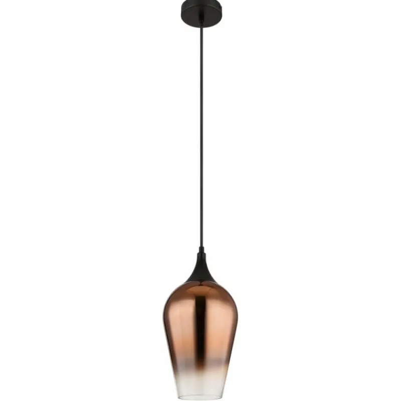 Luminaires Globo Lighting Lavus Suspension Noir, 1 lumière
