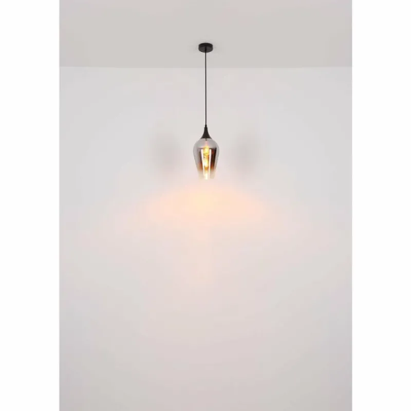 Luminaires Globo Lighting Lavus Suspension Noir, 1 lumière