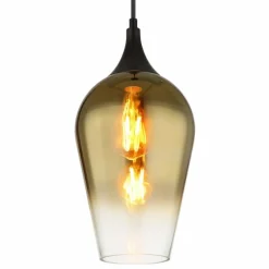 Luminaires Globo Lighting Lavus Suspension Noir, 1 lumière