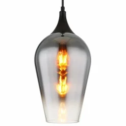 Luminaires Globo Lighting Lavus Suspension Noir, 1 lumière